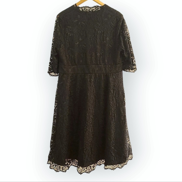 Kiyonna Mademoiselle Lace Cocktail Dress - Picture 4 of 16